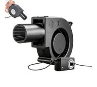 HunicandIU Ventilador De Barbacoa - Ventilador Ajustable Inflable de 12V con Control de Velocidad,Soplador para Estufa de Leña | Para Estufa Parrilla Barbacoa Forja Camping Cocina Exterior Ventilación