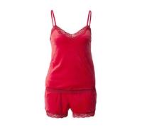 Hunkemöller Pijama de pantalón corto rojo L rojo