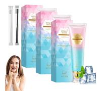 Hunmui Whitening Toothpaste, Luckinwish Niacinamide Whitening Toothpaste, Acssart Radiant WhiteningToothpaste, Deep Cleaning, Removing Stains and Long-Lasting Refreshes Breath (3pcs)