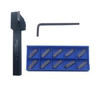 Hunricho MGEHR1010-1.5 - Soporte para herramientas de corte de torno (MGEHR1010-1.5, 11 piezas MGMN150-G de carburo de tungsteno (MGEHR1010-1,5+MGMN150)