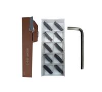 Hunricho MGEHR1616-3 - Soporte para herramientas de corte para torno (MGEHR1616-3+ MGMN300) (1 pieza de 5/8 pulgadas vástago MGEHR1616-3+ MGMN300)