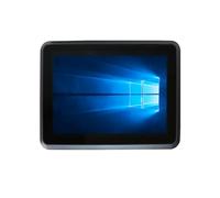 HUNSN 10.1 Inch Industrial IP65 Front Panel PC, Multi Touch Capacitive Touch Screen, J6412, Windows 11 or Linux Ubuntu, PX01, TPM2.0, 9-36V 2Pin Phoenix, 2 x COM, HDMI, 2 x LAN, 8G RAM, 128G SSD