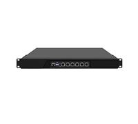 HUNSN 1U 19 Inch Rack Mount Firewall Appliance, PFSense, Mikrotik, OPNsense, VPN, Network Router, Intel Core I5 1135G7, RJ30, AES-NI, 6 x 2.5GbE 226-V, Console, VGA, SIM Slot, 8G RAM, 64G SSD