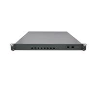 HUNSN 1U Firewall Appliance 10GbE with Redundancy Power Supply, PFSense, Mikrotik, OPNsense, Untangle, Sophos, Kerio, VPN, I5 9400, RZ09, 6 x 1GbE LAN, 2 x SFP+, 16G RAM, 128G SSD
