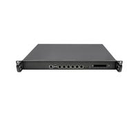 HUNSN 1U Firewall Appliance for PFSense, Mikrotik, OPNsense, Sophos, Kerio, VPN, Celeron 5205U, RZ02, 6 x Intel I211 I210 LAN, 4 x SFP, Console, with SIM Slot, 0 RAM, 0 Storage, Barebone No System