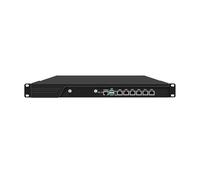 HUNSN 1U Firewall Appliance, Network Rackmount Security Hardware, PFSense, Mikrotik, OPNsense, VPN, Core I5 14400, RJ65, H61 / B660, 6 x Intel 2.5GbE I226-V, 0 RAM, 0 Storage, Barebone No System