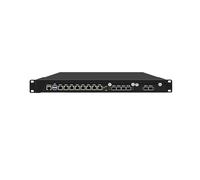 HUNSN 1U Firewall Appliance, PFSense, Mikrotik, OPNsense, VPN, Core I7 9700, RJ67, C246, 8 x 2.5GbE 226-V LAN, 4 x SFP+ 10GbE X710, 2 x SFP+ 82599ES, GPIO, 64G RAM, 256G SSD