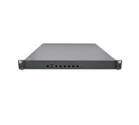 HUNSN 1U Firewall Appliance with Redundancy Power Supply, PFSense, Mikrotik, OPNsense, Untangle, Sophos, Kerio, VPN, I3 9100, RZ09, 6 x 1GbE LAN, 2 x AC Socket, 8G RAM, 256G SSD