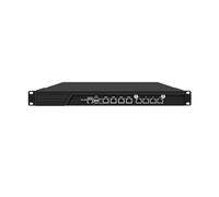 HUNSN 1U Firewall Appliance with Redundancy Power Supply, VPN, Router PC, I3 N305, RJ55k, 8 x 2.5GbE LAN, Console, VGA, GPIO, SIM Slot, Dual Power, Barebone, NO RAM, NO Storage, NO System