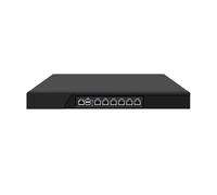 HUNSN 1U Firewall Hardware Network Security Appliance, pFSense, Mikrotik, OPNsense, VPN, Router PC, Celeron J6413, RJ08, AES-NI, 6 x 2.5GbE I226-V, Console, VGA, 4G RAM, 64G SSD