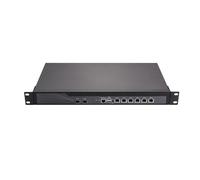 HUNSN 1U Rackmount Firewall Hardware, pFsense, OPNsense, Mikrotik, VPN, Network Appliance, I3 13100, RS48, 6 x 2.5Gbe LAN, 2 x SFP+ 82599ES 10Gbe, COM, VGA, 32G RAM, 128G SSD