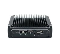 HUNSN Base Plate DIN Rail Mini PC, Industrial Computer, Windows 11 or Linux Ubuntu, TPM2.0, Core I3 10110U, BX01a, 2 x COM, SIM Slot, HDMI, DP, 2 x LAN, WOL, PXE, Watchdog, 8G RAM, 128G SSD