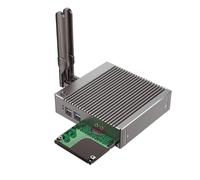 HUNSN Fanelss Rugged Mini PC, Desktop Palm Computer, Windows 11 Pro or Linux Ubuntu, Intel Celeron N2940, BH10, PXE, WOL Support, 2 x HDMI, 2 x LAN, 4 x USB2.0, 2 x USB3.0, 8G RAM, 64G SSD