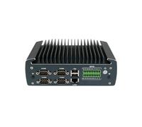 HUNSN Fanless Industrial PC, Mini Computer, IPC, Celeron J6412, Windows 11 / Linux Ubuntu, IX15, TPM 2.0, 6 x COM, HDMI, DP, 3 x LAN, GPIO, 9-36V 2Pin Phoenix, 0 RAM, 0 Storage, Barebone No System