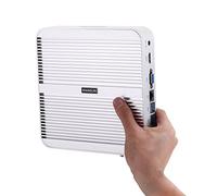 HUNSN Fanless Mini PC, Desktop Computer, HTPC, Kodi Box, Intel Core I3 6157U, Windows 11 Pro or Linux Ubuntu, BM01, AC WiFi, BT, VGA, HDMI, 4 x USB3.0, 2 x USB2.0, LAN, 8G RAM 256G SSD 1TB HDD