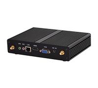 HUNSN Fanless Mini PC, Desktop Computer, HTPC, Kodi Box, Intel Pentium 3825U 3695U, BM05, VGA, HDMI, LAN, 4 x USB3.0, 2 x USB2.0, Barebone, NO RAM, NO Storage, NO System