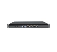 HUNSN Firewall Appliance with SFP28, 1U Network Rackmount, PFSense, OPNsense, VPN, Router PC, Xeon E5 2680 V4, RN04, 2 x 25GbE, Console, 8 x 2.5GbE LAN, VGA, 0 RAM, 0 Storage, Barebone No System