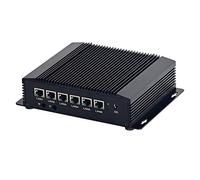 HUNSN Firewall Micro Appliance, Pfsense, Mikrotik, OPNsense, VPN, Router PC, Core I5 8260U / 8265U, RM02, 6 x Intel 2.5GbE LAN, AES-NI, HDMI, SIM Slot, DDR4 32G RAM, 512G SSD