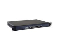 HUNSN Firewall, VPN, 1U Rackmount, Mikrotik, Pfsense, OPNsense, Network Appliance, I3 4100M, RS07, 8 x I226-V 2.5Gbe LAN, 2 x SFP+ 10Gbe 82599ES, COM, VGA, 4G RAM, 128G SSD