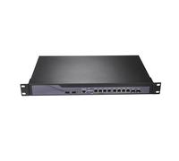 HUNSN Firewall, VPN, 1U Rackmount, Mikrotik, Pfsense, OPNsense, Network Appliance, I3 4100M, RS14, AES-NI, 8 x I226-V 2.5Gbe, 4 x SFP+ 82599ES, COM, VGA, 8G RAM, 256G SSD