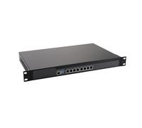 HUNSN Firewall, VPN, 1U Rackmount, Mikrotik, Pfsense, OPNsense, Network Appliance, Router PC, Intel I3 4100M, RS14, AES-NI, 8 x I226-V 2.5Gbe, COM, VGA, 8G RAM, 128G SSD