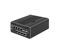 HUNSN Micro Firewall Appliance 10GbE, Mini PC, PFSense, Mikrotik, OPNsense, VPN, Router PC, Ultra 7 Processor 155H, RJ69, 4 x 2.5GbE LAN, 4 x SFP+ X710, Type-C, 64G RAM, 1TB SSD