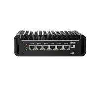 HUNSN Micro Firewall Appliance, Mini PC, pFsense, Mikrotik, OPNsense, VPN, Router PC, 12 Cores I5 1240P, RJ24, 6 x 2.5GbE I226-V, HDMI, DP, USB3.2, Type-C, TF, 0 RAM, 0 Storage, Barebone No System