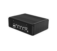 HUNSN Micro Firewall Appliance, Mini PC, pFsense, Mikrotik, OPNsense, VPN, Router PC, AMD Ryzen 7 7840HS, RJ11f, 4 x 2.5GbE I226-V, Type-C USB4, Type-C 10G, TF, Console, HDMI, DP, 16G RAM, 512G SSD