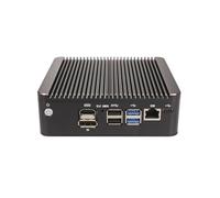 HUNSN Micro Firewall Appliance, Mini PC, PFSense, Mikrotik, OPNsense, VPN, Router PC, Celeron 6305, RS55, 6 x Intel 2.5GbE I226-V, COM, HDMI, DP, Type-C, 8G RAM, 64G SSD