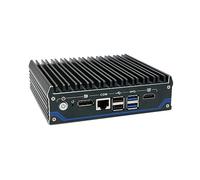 HUNSN Micro Firewall Appliance, Mini PC, pFsense, Mikrotik, OPNsense, VPN, Router PC, Celeron J6412, RX15, AES-NI, SIM Slot, COM, 4 x Intel 2.5GbE LAN, HDMI, DP, TPM2.0, Vesa Mount, 16G RAM, 128G SSD