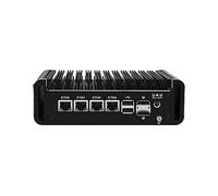HUNSN Micro Firewall Appliance, Mini PC, pFSense, Mikrotik, OPNsense, VPN, Router PC, Core 3 N355, RJ44, 4 x 2.5GbE I226-V, 2 x HDMI, DP, TF, Type-C, Barebone, NO RAM, NO Storage, NO System