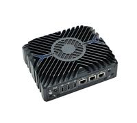 HUNSN Micro Firewall Appliance, Mini PC, pFsense, Mikrotik, OPNsense, VPN, Router PC, Core I7 1255U, RX16, AES-NI, 3 x 2.5GbE I226-V LAN, 3 x HDMI, 2 x COM, SIM Slot, TPM2.0, 16G RAM, 128G SSD