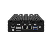 HUNSN Micro Firewall Appliance, Mini PC, PFSense, Mikrotik, OPNsense, VPN, Router PC, Home Server for 3D DIY, N100, RJ56, 2 x 2.5GbE LAN, HDMI, DP, 2 x USB3.2, 32G RAM, 1TB SSD