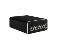 HUNSN Micro Firewall Appliance, Mini PC, pFsense, Mikrotik, OPNsense, VPN, Router PC, I3 1315U, RJ24, 6 x 2.5GbE I226-V, HDMI, DP, USB3.2, Type-C, TF, with Fan, 8G RAM, 256G SSD