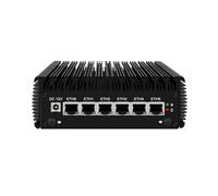 HUNSN Micro Firewall Appliance, Mini PC, PFSense, Mikrotik, OPNsense, VPN, Router PC, I7 1165G7, RJ07, AES-NI, 6 x Intel 2.5GbE I225-V LAN, COM, HDMI, 4 x USB3.0, 4G RAM, 32G SSD