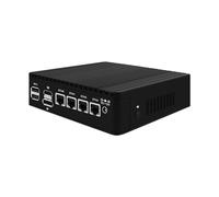 HUNSN Micro Firewall Appliance, Mini PC, pFsense, Mikrotik, OPNsense, VPN, Router PC, Intel 12th Gen Core I3 N305, RJ58, GPIO, TF Slot, HDMI, DP, 4 x 2.5GbE I226-V, 32G DDR5 RAM, 1TB SSD