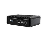 HUNSN Micro Firewall Appliance, Mini PC, PFSense, Mikrotik, OPNsense, VPN, Router PC, Intel Alder Lake-N 12th Gen N200, RJ47, 6 x 2.5GbE I226-V, 2 x HDMI2.1, TF, Type-C, 32G DDR5 RAM, 512G SSD