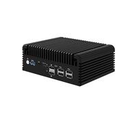 HUNSN Micro Firewall Appliance, Mini PC, PFSense, Mikrotik, OPNsense, VPN, Router PC, Intel Alder Lake-N 12th Gen N200, RJ46, 6 x 2.5GbE I226-V, 2 x HDMI2.1, TF, Type-C, 16G DDR5 RAM, 256G SSD