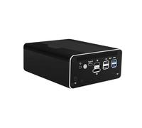 HUNSN Micro Firewall Appliance, Mini PC, pFsense, Mikrotik, OPNsense, VPN, Router PC, Intel Core I3 1115G4, RJ52, 4 x 2.5GbE I226-V, HDMI, DP, Type-C for Data/Display, Console, 16G RAM, 128G SSD