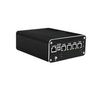HUNSN Micro Firewall Appliance, Mini PC, PFSense, Mikrotik, OPNsense, VPN, Router PC, Intel Core I3 1215U, RJ52, 4 x 2.5GbE I226-V, 2 x HDMI, DP++, 10Gbps Type-C for Data/DP, 16G RAM, 256G SSD