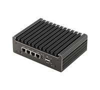 HUNSN Micro Firewall Appliance, Mini PC, VPN, Router PC, Intel N4505 N6000, RS41, AES-NI, 4 x 2.5GbE I226-V, Console, Type-C, HDMI, DP, SIM Slot, Barebone, NO RAM, NO Storage, NO System