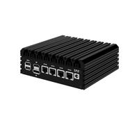 HUNSN Micro Firewall Appliance, Mini PC, VPN, Router PC, Intel N5105, RJ03k, AES-NI, 4 x Intel 2.5GbE I226-V LAN, Type-C, TF, M.2 WiFi 6 Slot, Barebone, NO RAM, NO Storage, NO System