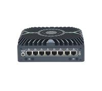 HUNSN Micro Firewall Appliance with vPro, Mini PC, PFSense, Mikrotik, OPNsense, VPN, Router PC, Ultra 5 125U, RX21, 8 x 2.5GbE LAN, LAN 1 I226-LM, AI Boost NPU, 16G RAM, 256G SSD