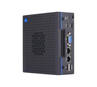 HUNSN Mini PC, Desktop Computer, HTPC, NUC, Windows 11 Pro or Linux Ubuntu, Core I3 5005U, BH24, PXE, WOL Supported, 2 x LAN, VGA, 2 x HDMI, Lock Slot, Type-C, Vesa Mount, 16G RAM, 512G SSD