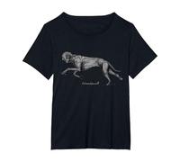 Hunt: Showdown 1896 Greyhound Trait Camiseta, Mujer Tallas Grandes, Negro, 3XL Grande