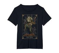 Hunt: Showdown 1896 The Fool Camiseta, Mujer Tallas Grandes, Negro, 4XL Grande