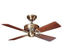 Hunter 107 cm | 42” Ventilador de Techo Bayport Latón Antiguo con Cadena, 24174