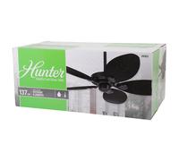 Ventilador De Techo Exterior Sin Luz Elementos De Bronce 137 Cm Terraza
