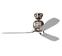 Hunter 24542 - Ventilador de techo, color plateado