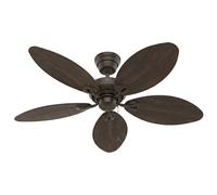 Hunter 24993 Bayview Exterior Ventilador de Techo Zugkette Bronce Marrón Hoja